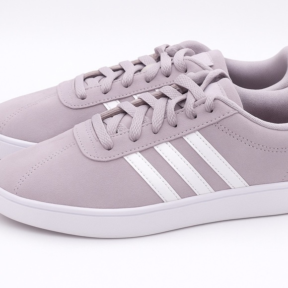 adidas Shoes - Adidas Courtset Women’s Sneakers – Vapour Grey / White / Purple Tint - Size 7.5